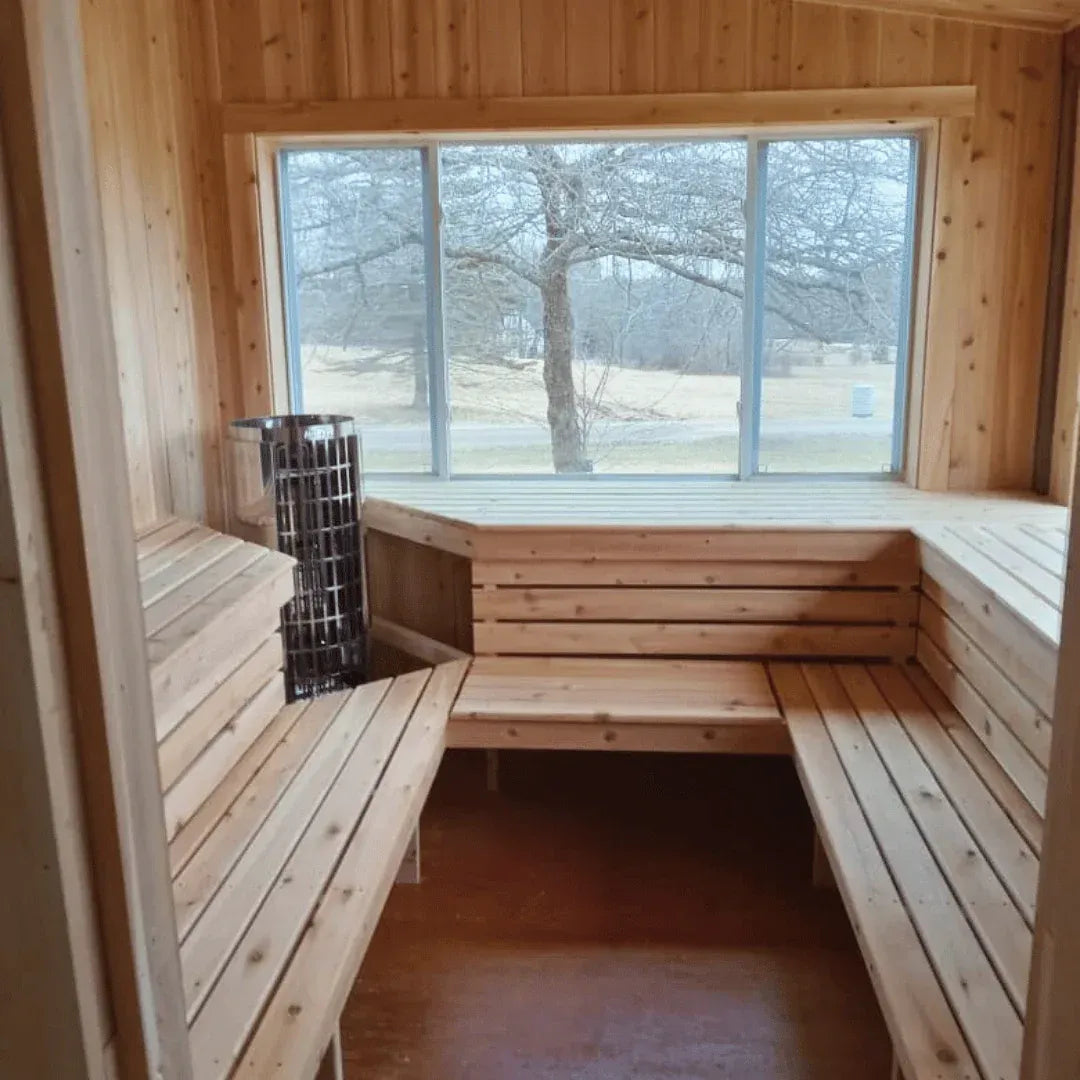 Harvia Cilindro Half Electric Sauna Heater Package – Includes Controller, WiFi & Stones